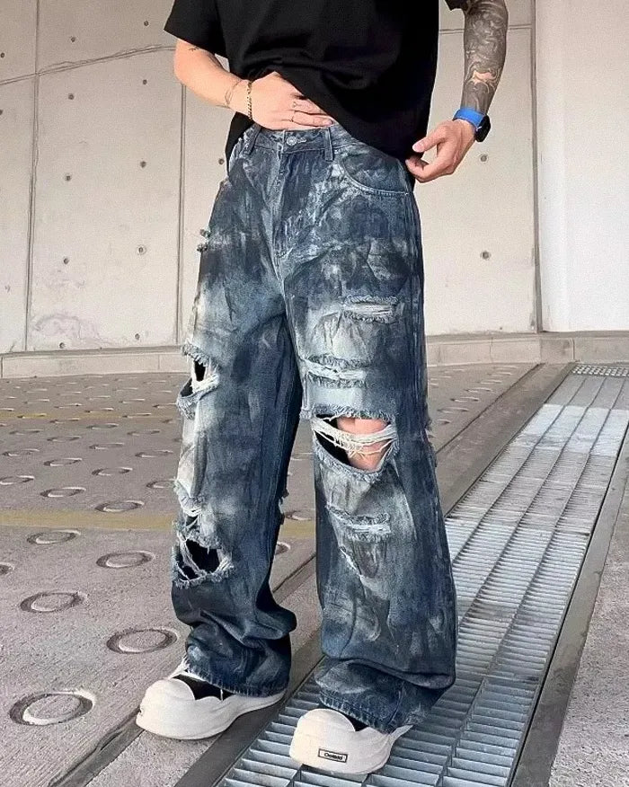 Distressed Ripped Jeans "Vyron"