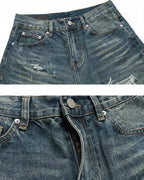 Distressed Wide Leg jeans "Glyph"