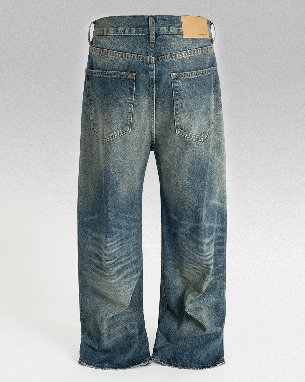 Distressed Wide Leg jeans "Glyph"