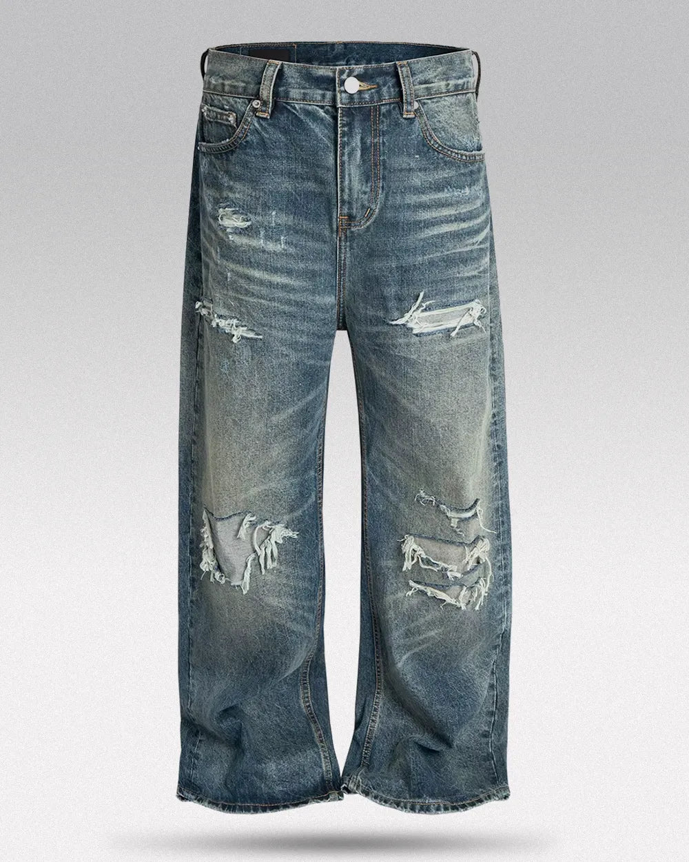 Distressed Wide Leg jeans "Glyph"