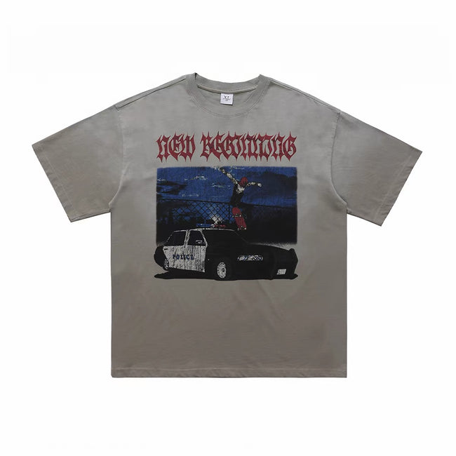 ShineNest Dark Graphic Tee Main Image