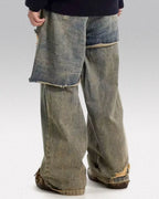 Fake Two Pieces Jeans "Perigee"