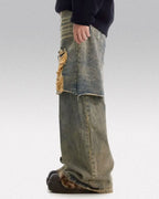 Fake Two Pieces Jeans "Perigee"