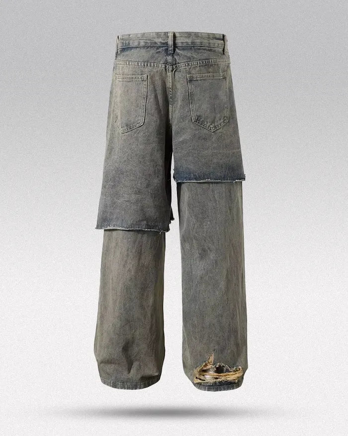 Fake Two Pieces Jeans "Perigee"