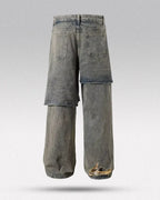 Fake Two Pieces Jeans "Perigee"