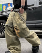 Fake Two Pieces Jeans "Perigee"