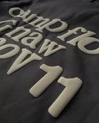 Foam Print hoodie "Ghost"