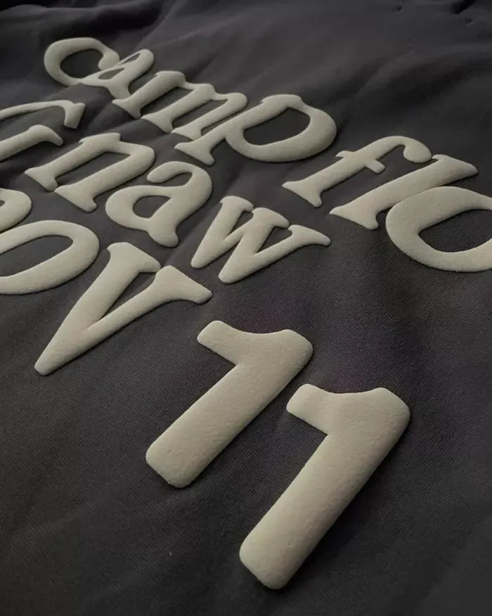 Foam Print hoodie "Ghost"