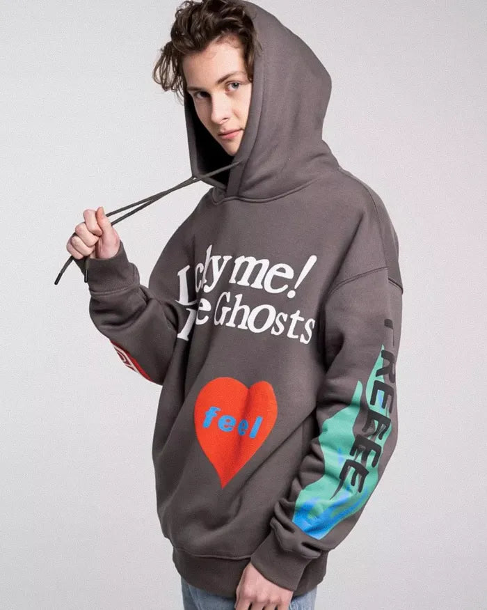 Foam Print hoodie "Ghost"
