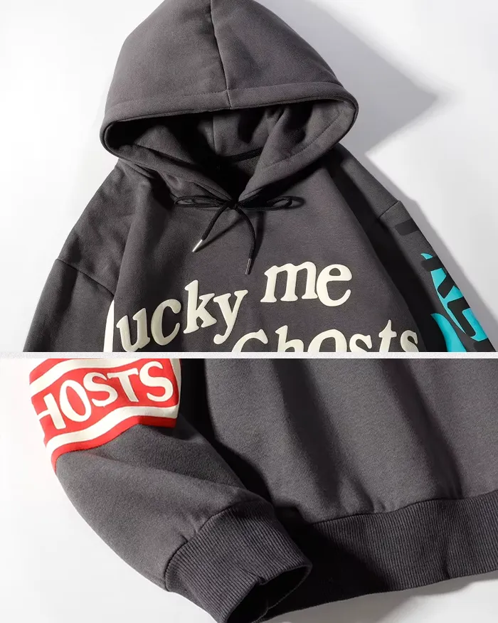 Foam Print hoodie "Ghost"