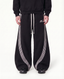 ARCHIVE ESSENTIAL WIDELEG SWEATPANTS BLACK