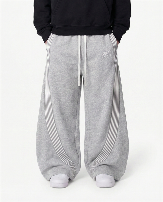 ARCHIVE ESSENTIAL WIDELEG SWEATPANTS GRAY Main Image