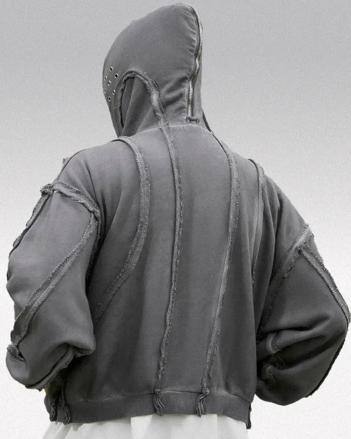 Full zip hoodie men y2k "Vega"
