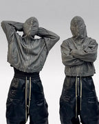 Full zip hoodie men y2k "Vega"