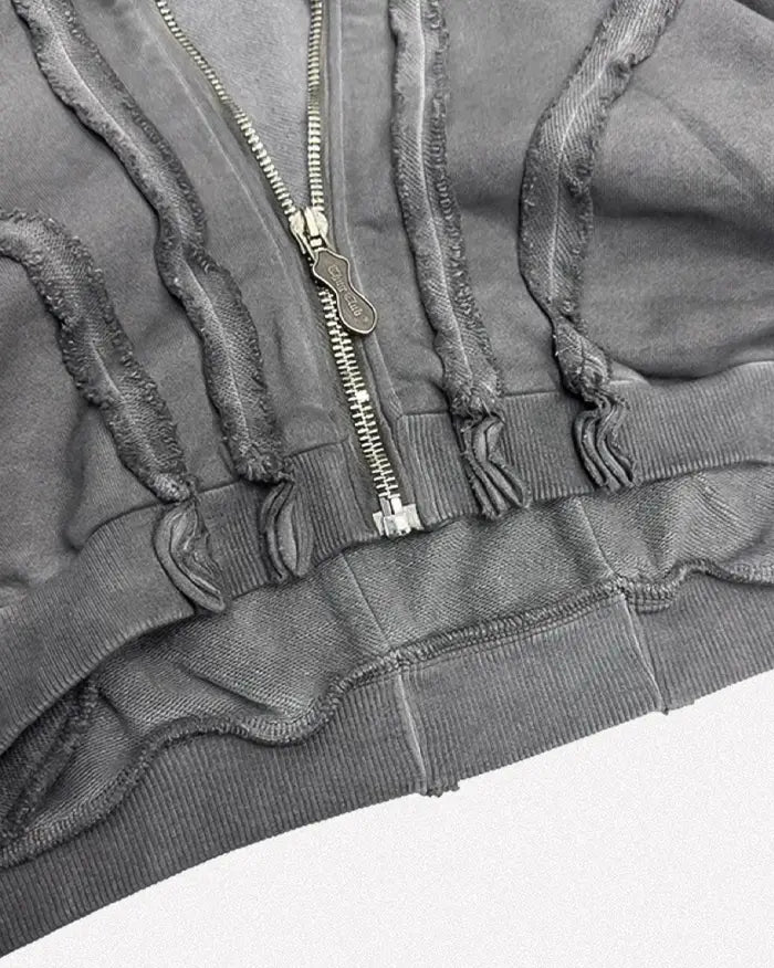 Full zip hoodie men y2k "Vega"