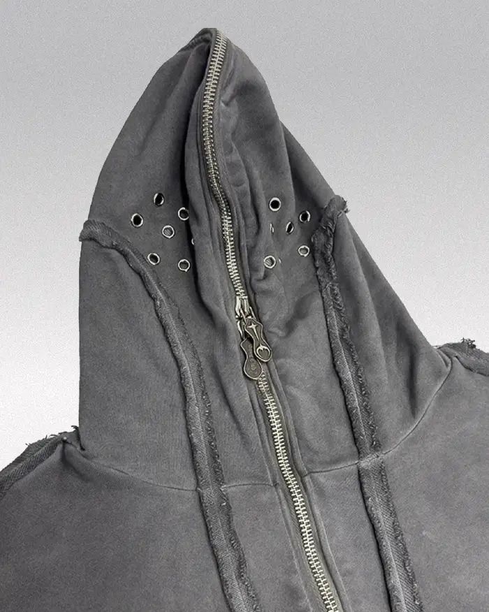 Full zip hoodie men y2k "Vega"