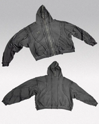 Full zip hoodie men y2k "Vega"