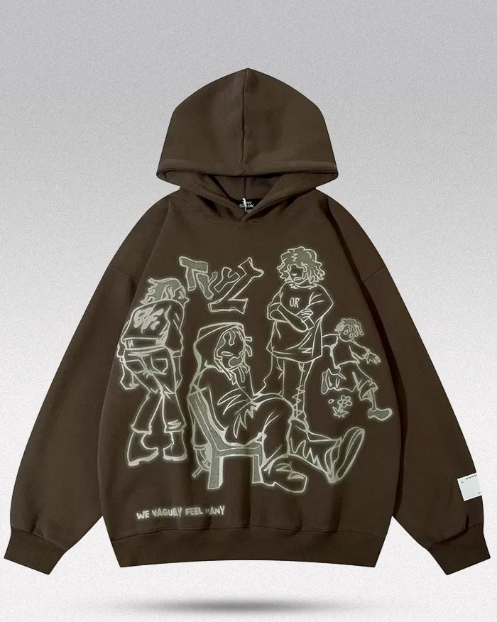 Graphic hoodie "Sora"