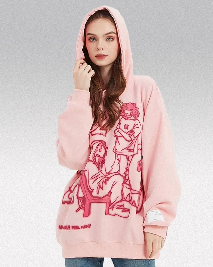 Graphic hoodie "Sora"