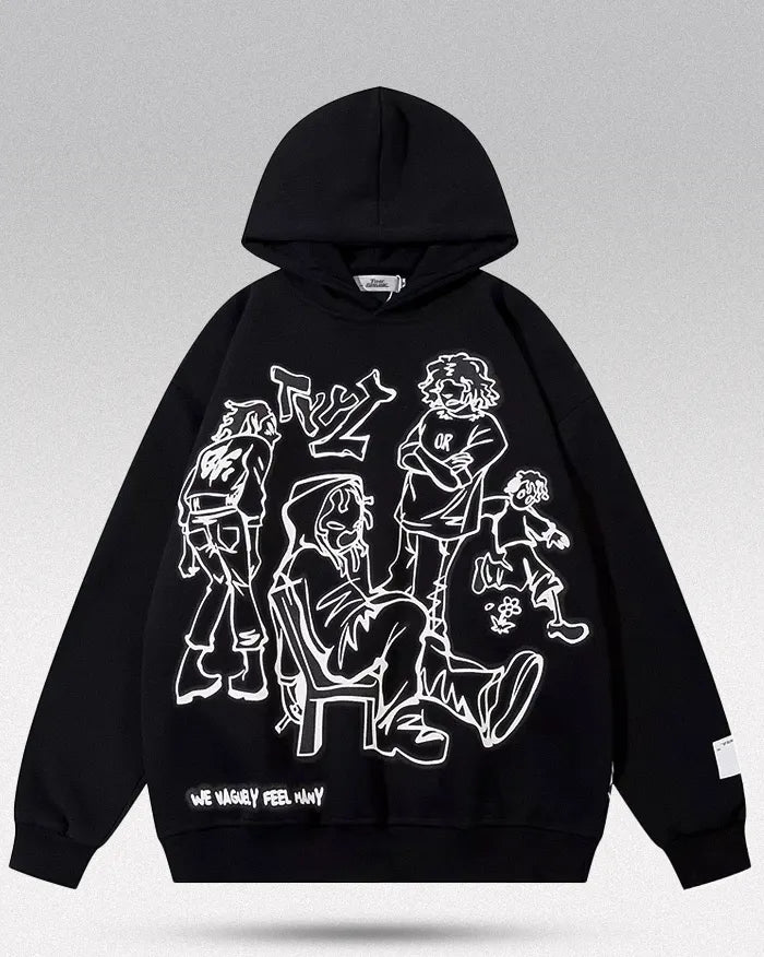 Graphic hoodie "Sora"