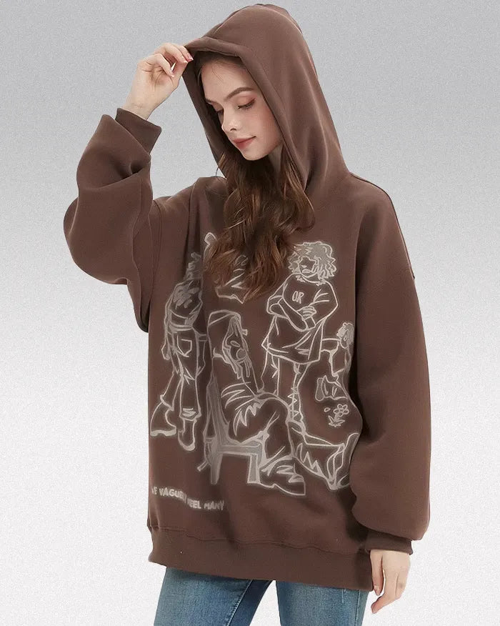 Graphic hoodie "Sora"