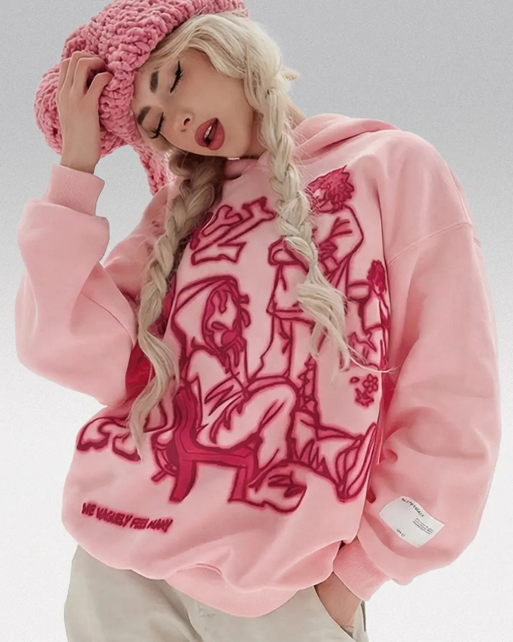 Graphic hoodie "Sora"