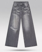 Grey jeans y2k "Viper"