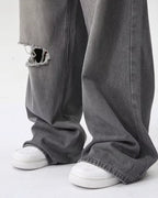 Grey jeans y2k "Viper"