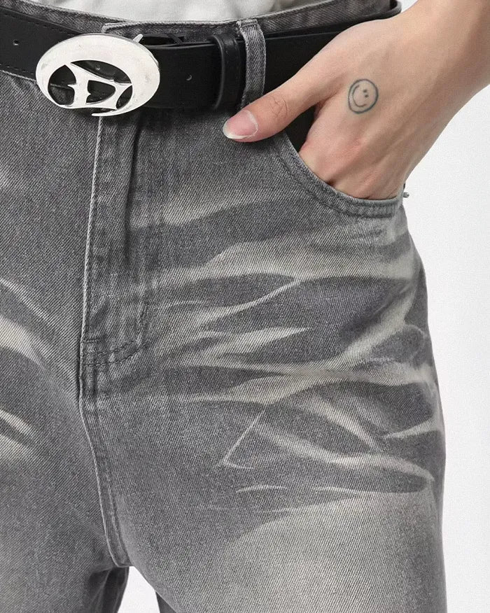 Grey jeans y2k "Viper"
