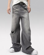 Grey jeans y2k "Viper"