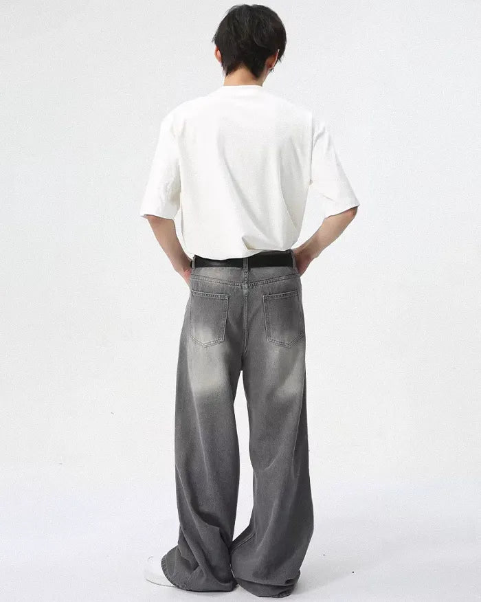 Grey jeans y2k "Viper"