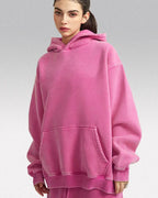 Heavyweight acid wash hoodie "Plasma"