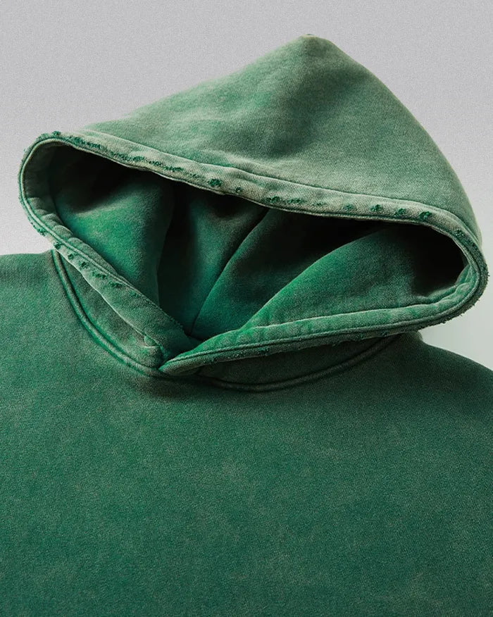 Heavyweight acid wash hoodie "Plasma"