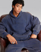 Heavyweight acid wash hoodie "Plasma"