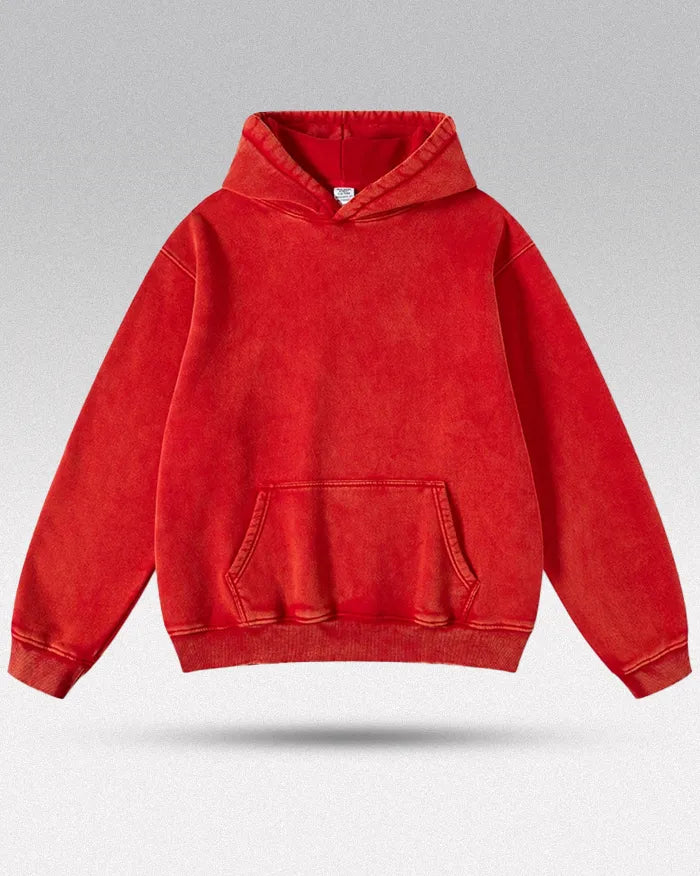 Heavyweight acid wash hoodie "Plasma"