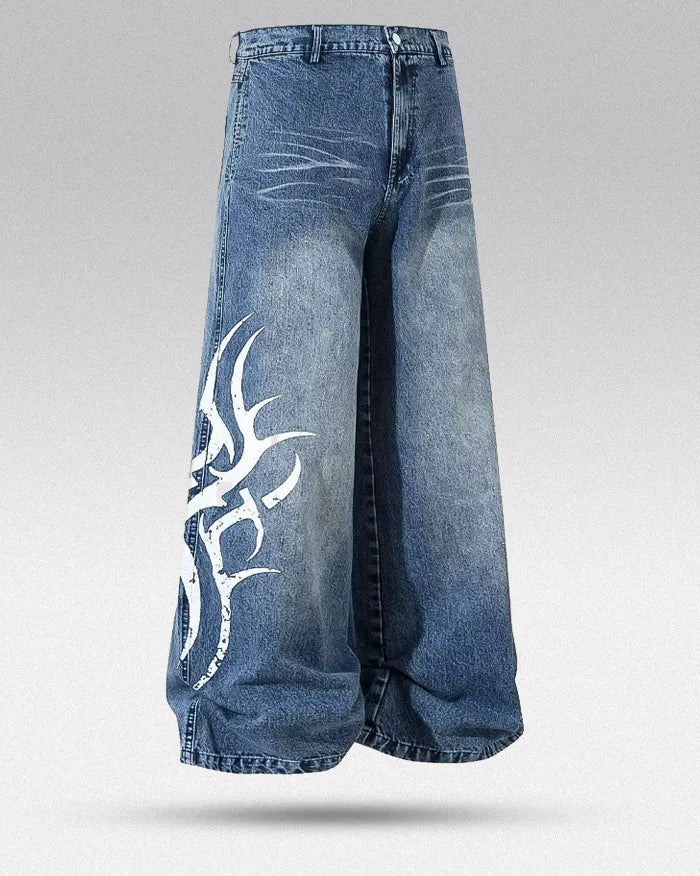 Loose Baggy Jeans "Totem"