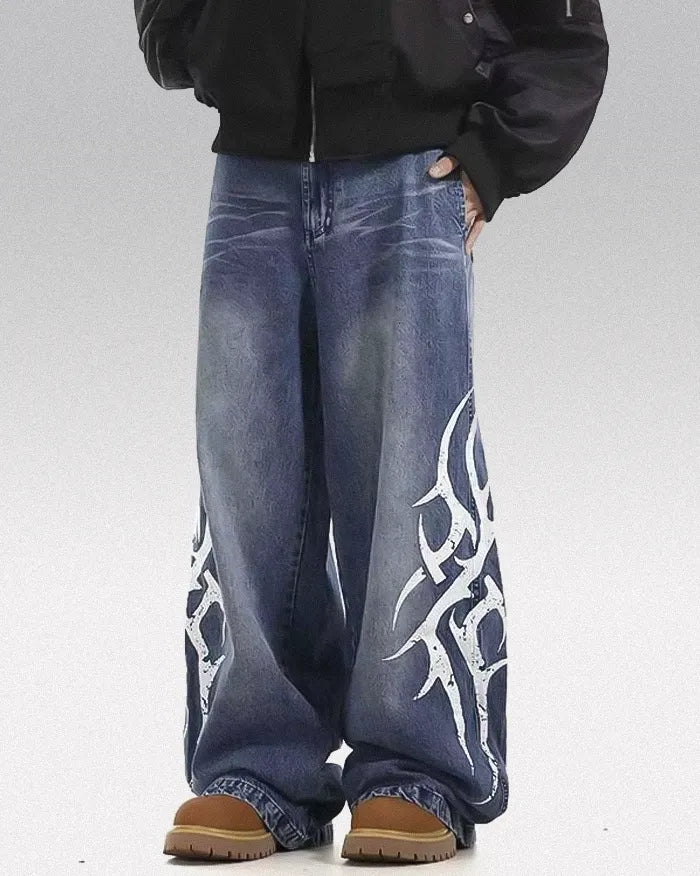 Loose Baggy Jeans "Totem"
