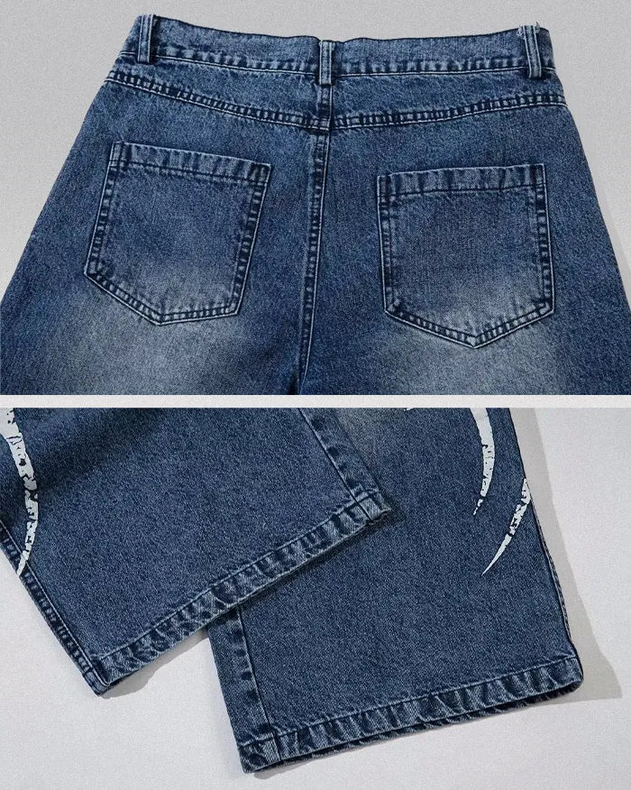 Loose Baggy Jeans "Totem"