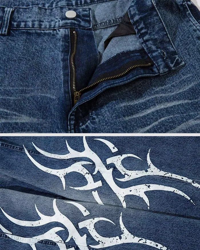 Loose Baggy Jeans "Totem"