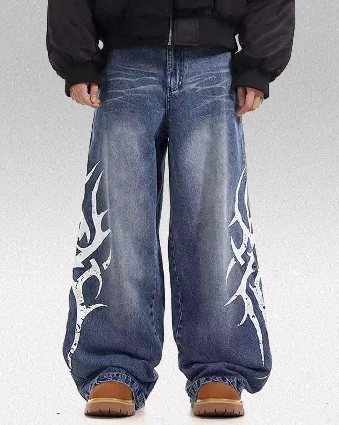 Loose Baggy Jeans "Totem"