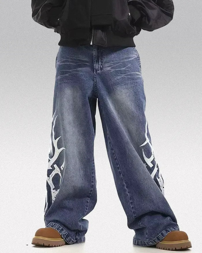 Loose Baggy Jeans "Totem"