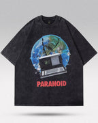 Men's oversized graphic t-shirt "Paranoid"