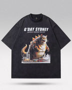 Men's oversized t-shirt "Kazzilla"