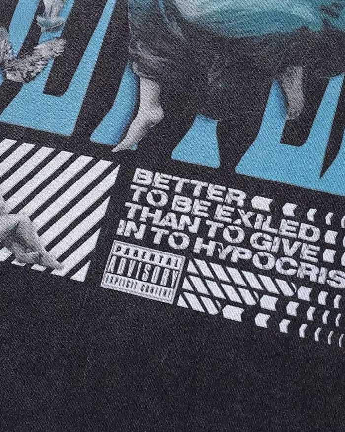 Men's oversized t-shirt vintage "Better"
