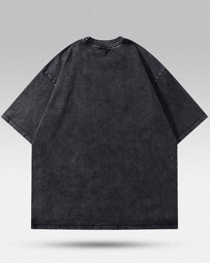 Men's oversized vintage t-shirt "One"
