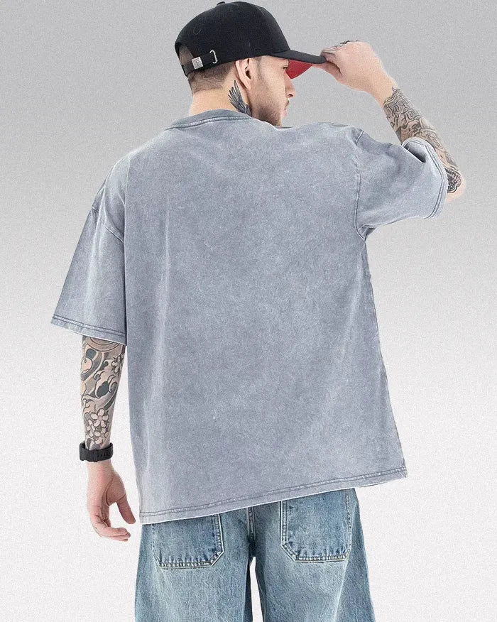 Men's retro casual short sleeve t-shirt "Coda"
