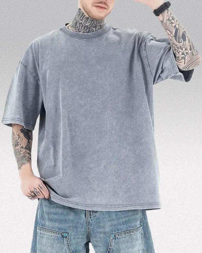 Men's retro casual short sleeve t-shirt "Coda"