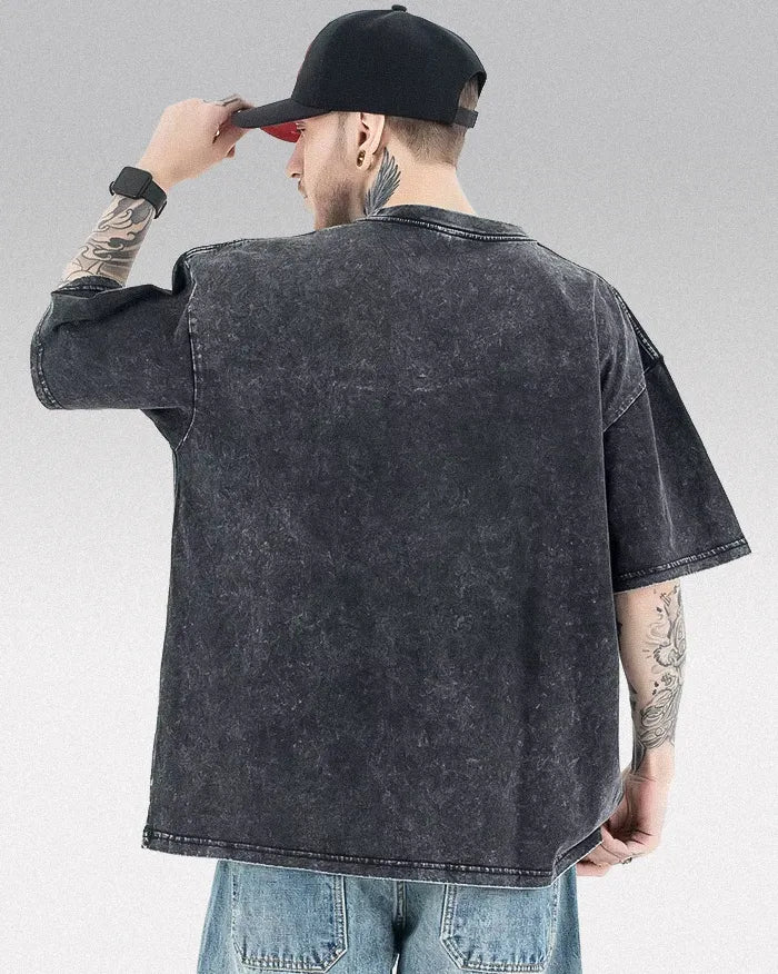 Men's retro casual short sleeve t-shirt "Coda"