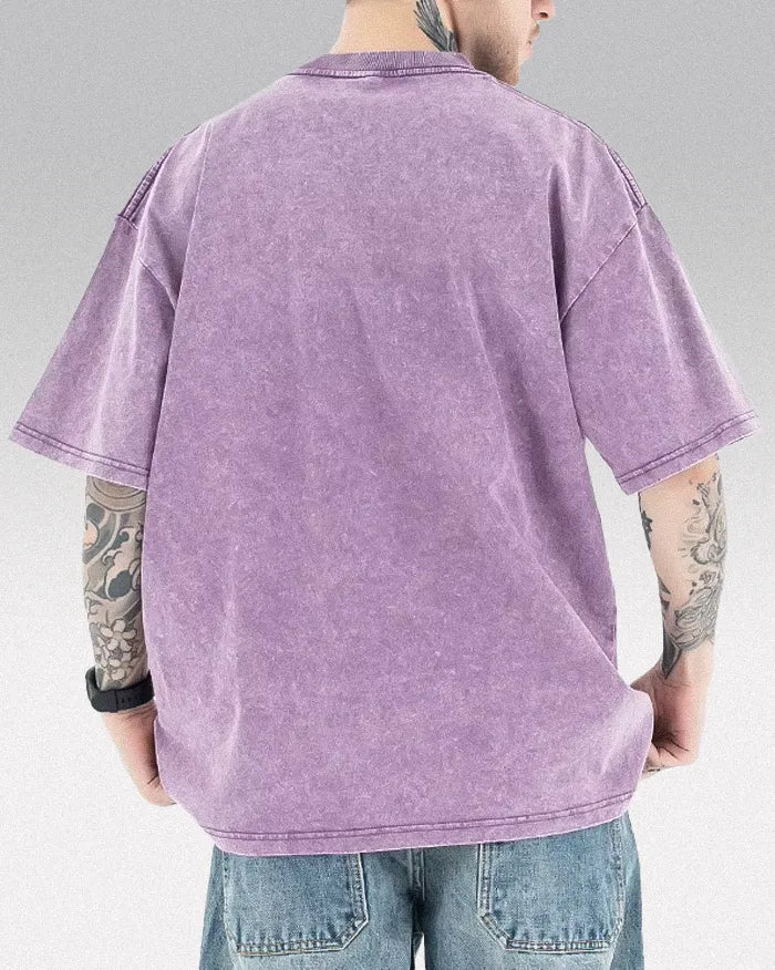 Men's retro casual short sleeve t-shirt "Coda"