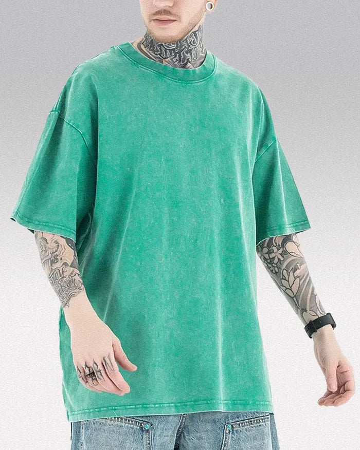 Men's retro casual short sleeve t-shirt "Coda"